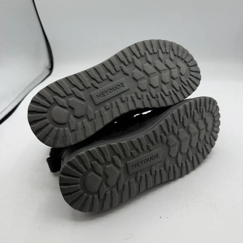 Hey Dude‎ Brandy Boots Womens Sz 7 Black Pull On Lined Ankle Booties